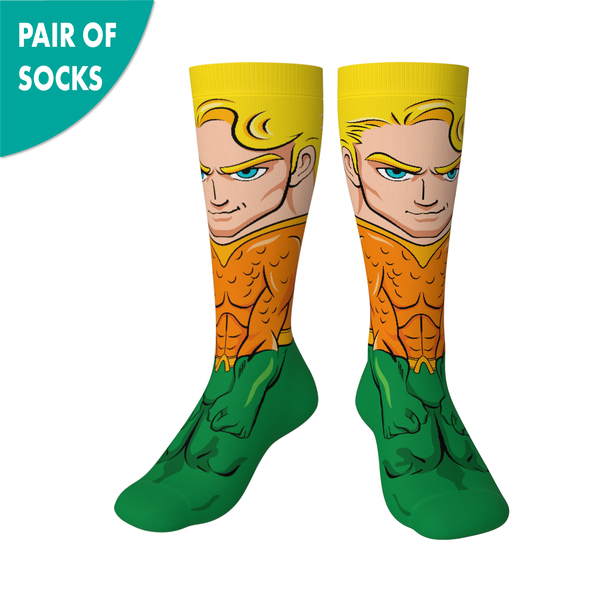 Crossover DC Comics Justice League Aquaman Animated Series DCEU Snyderverse Crossover Collectible Character Socks Sox
