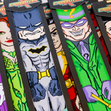 DC Comics Justice League Batman Riddler Poison Ivy Flash Shazam Animated Series Crossover Collectible Character Socks Sox
