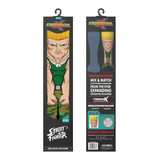 Crossover Street Fighter II Guile Crossover Collectible Character Socks Sox Packaging