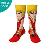 Crossover Street Fighter II Ken Collectible Character Socks Sox