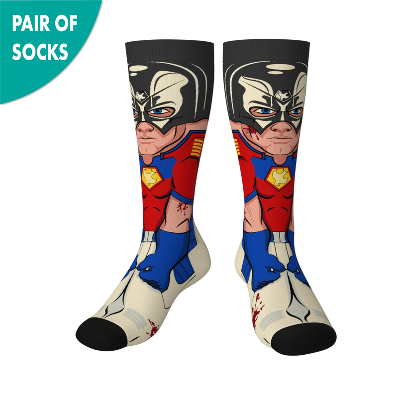 Crossover DC Comics James Gunn The Suicide Squad Peacemaker Crossover Collectible Character Socks Sox