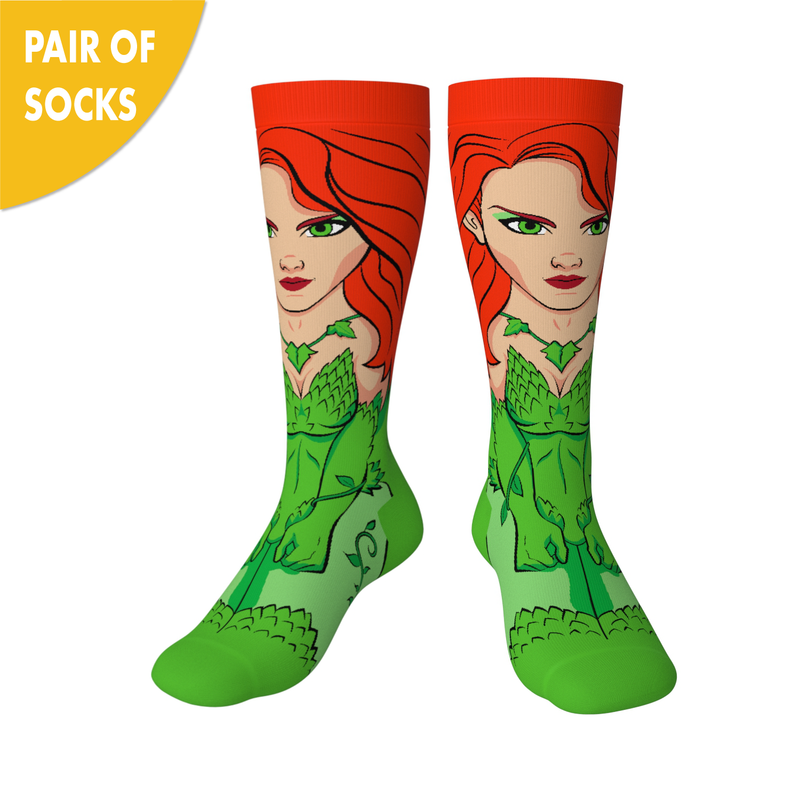 Crossover DC Comics Justice League Poison Ivy Animated Series DCEU Snyderverse Crossover Collectible Character Socks Sox