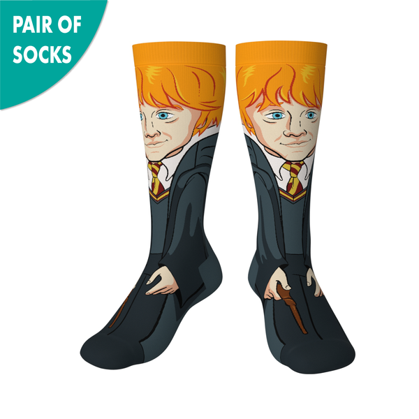 Crossover Harry Potter Wizarding World Ron Weasley Collectible Character Socks Sox