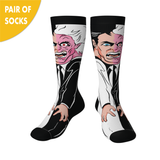 Crossover DC Comics Justice League Two-Face Animated Series DCEU Snyderverse Crossover Collectible Character Socks Sox 
