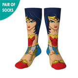 Crossover DC Comics Justice League Wonder Woman Animated Series DCEU Snyderverse Crossover Collectible Character Socks Sox 