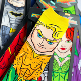 DC Comics Justice League Batman Flash Aquaman Poison Ivy Animated Series Crossover Collectible Character Socks Sox